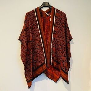 Soft Surroundings Floral One Size Shawl Shrug